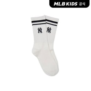 (공식)26N 베이직 스트라이프 크루 양말 NY (Ivory) 7ASOB306N-50IVS