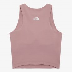 [노스페이스 공식] NU9ER36C 여성 스웨이 세미 크롭 티셔츠_DUSTY ROSE