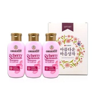  오가니스트 체리블라썸 샴푸 200ml 3개 선물 명절