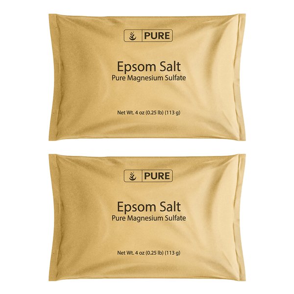 퓨어 식용 앱섬 솔트 마그네슘 설페이트 4oz(113g) X 2개 Pure Epsom Salt