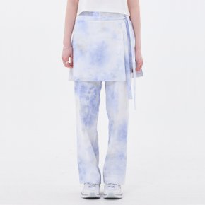 RAINDROP SKIRT PANTS / BLUE