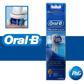 ( ) 2P ORALB 리필 알뜰팩 오랄비 전기칫솔 전동칫솔모 전자칫솔 진동칫솔 클린 프리시즌 회전칫솔 회전형