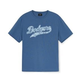 (백화점 공식 ) 25SS 모노그램 데님 컬시브 아트웍 티셔츠 (2color) 7ATSM0753