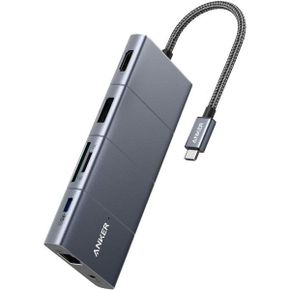 영국 앤커 허브 Anker PowerExpand 11in1 USB C Hub Adapter with 4K60Hz HDMI and DP 100W Pow