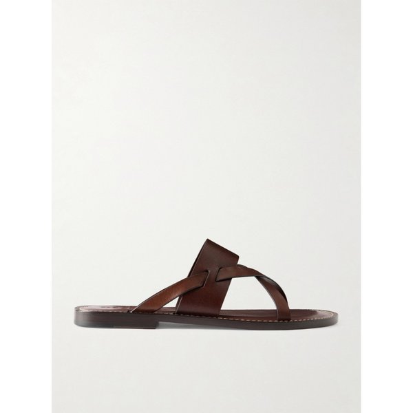 브루넬로쿠치넬리 가죽 샌들 46376663163009959