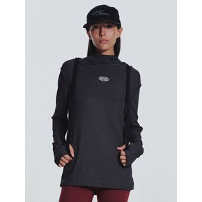 MNS Running Highneck Hoodie_Charcoal
