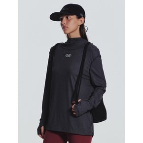 MNS Running Highneck Hoodie_Charcoal