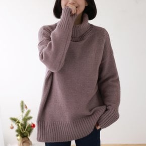 쥬얼리 루즈 터틀넥 니트 LKN120