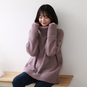 쥬얼리 루즈 터틀넥 니트 LKN120