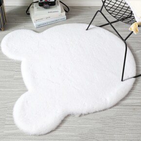 헬로베어 장모 러그(80cm) 겨울 매트 카페트1_21