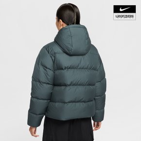 [나이키코리아공식]여성 나이키 스포츠웨어 메트로 써마루즈 핏 후드 패딩 재킷 IH0728-390