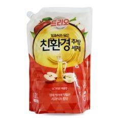 오너클랜 주방용품 발효식초 담은 깨끗한 주방세제 애플향