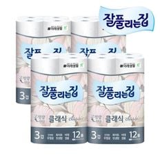 잘풀리는집 클래식 두루마리휴지 27M 12롤 X 4개[35090597]