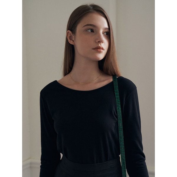 drop point slim necklace - 2 color