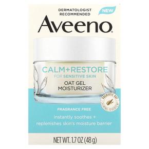 미국직구 Aveeno 아비노 캄 리스토어 오트 젤 페이스 모이스처라이저 48g 2팩