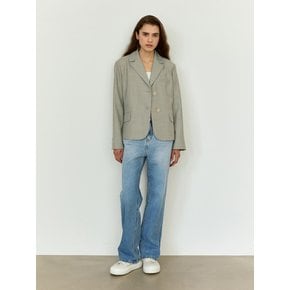 RTS SINGLE 2BUTTON BLAZER GREY