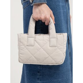 ELLA padded mini tote bag_Ivory