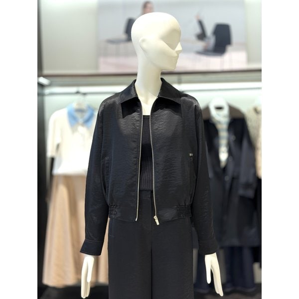 [시흥점] 새틴 블루종 크롭 점퍼 V261PSJ903