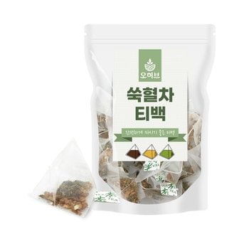 핫트랙스 쑥청차 쑥혈차 100개 식수대용 삼각차티백차