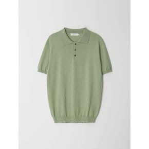 Collar Half Knit_Green