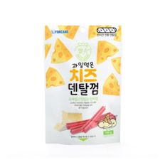 포켄스 과일 먹은 치즈 덴탈껌 딸기 100g