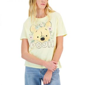 우먼 디즈니 주니어 플로랄 Pooh 크루넥 그래픽 티셔츠 - Anise 플라워 8637874