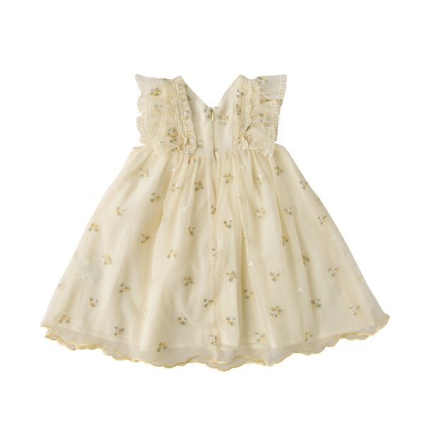 [여주점] [오프라벨 여주점] 밍크뮤 (YE) 샤를뮤가든플라워자수드레스 (35311-400-01)