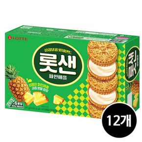 롯데샌드 파인애플, 315g, 12개[34170916]