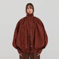 ZOEM Shirred Volume Jumper - Brown