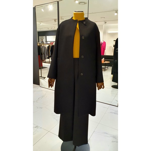 [여주점] 캐시미어 라운드넥 루즈픽 코트 S254MSG410