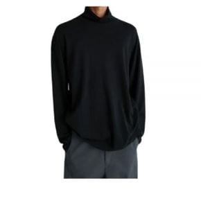 르메르 RELAXED MOCK NECK T-SHIRT (TO1467 LJ1043 999) (릴랙스드 모크 넥 티셔츠) 343