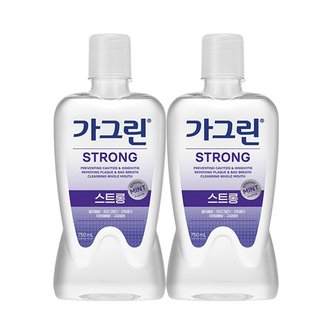 가그린 동아제약 가그린 스트롱 750ml x 2개 /구강청결제 가글