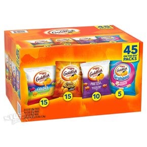 페퍼리지팜 골드피쉬 스낵 과자 4종 45개입 PEPPERIDGE FARM GOLDFISH SNACKS VARIETY PACK