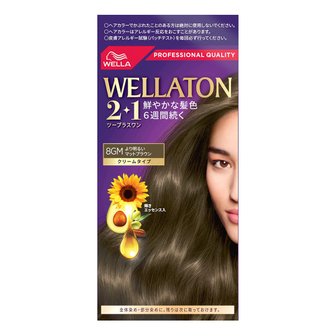 웰라 WELLA 웰라톤 크림 염색약 8GM 매트 브라운 라이터