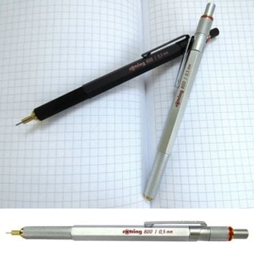 핫트랙스 로트링 800샤프 0.5mm / 0.7mm(블랙,실버)