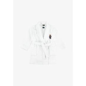 키즈 폴로 랄프로렌 베어 패치 로브 - Dressing gown - 화이트 5652540 46776592