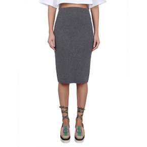 스텔라 매카트니 MIDI SKIRT Womens Skirt 6K0238_3S23521262 GREY