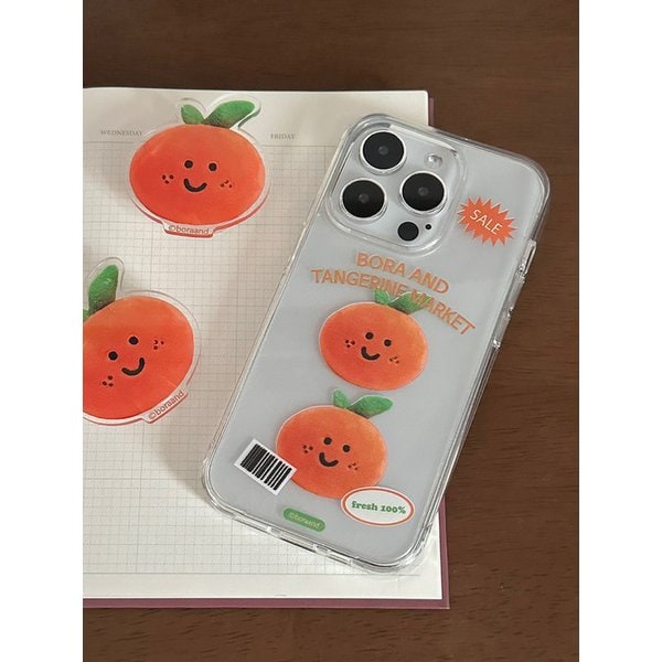 Tangerine market case  (Jelly/Jell hard)