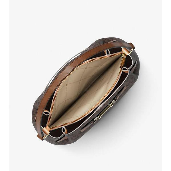 [국내배송] 마이클코어스 카슨 미디엄 시그니처 로고 버킷백 35R6G2ZS6B