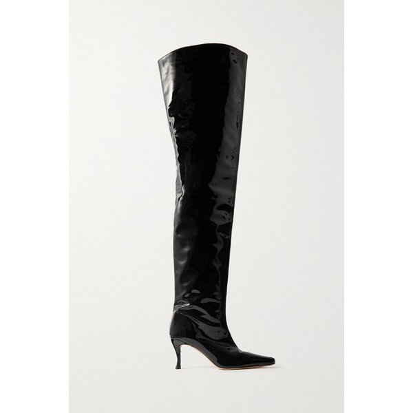 바이파 Stevie Patent-leather Over-the-knee Boots 블랙 1647597277746940