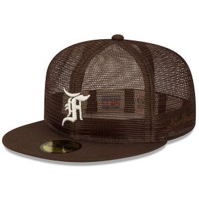 [해외] 825387 MLB 모자 x Fear of God Mesh 59FIFTY Brown