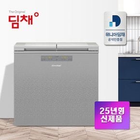[인증점] 25년형 딤채 2도어 153L 뚜껑형 김치냉장고 EDL16KBWSST1 스파크 실버