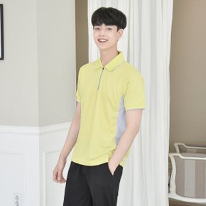 긴팔가능  쿨론 원단 옆 배색 카라티셔츠