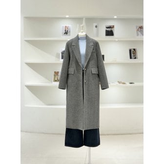 듀엘 [여주점] 여성 울 블렌디드 헤링본 롱 코트 (L254MSH040)