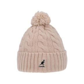 남녀공용 케이블 니트 폼폼 비니 모자(K4460SM LIGHT PINK)