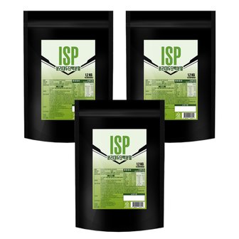 SP스포츠 ISP 식물성 단백질쉐이크 분리대두단백질 무맛 1.2kg x 3개