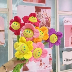 스마일 장미 인형 미니 꽃다발 만들기 생일 초등학교 꽃 졸업식