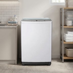 캐리어 8kg 화이트 전자동 통돌이 세탁기 KWMT080ATNWO