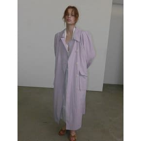 SIGNATURE OVERSIZED TRENCH COAT_LAVENDER