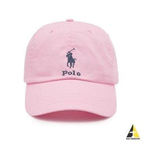 RALPH LAUREN [New Pink Capsule] 코튼 트윌 치노 볼캡 - 핑크 106847252